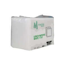 1 Ply White Lunch Napkins - Mayfair, 500 Pack