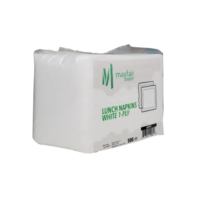 1 Ply White Lunch Napkins – 500 Pack 1