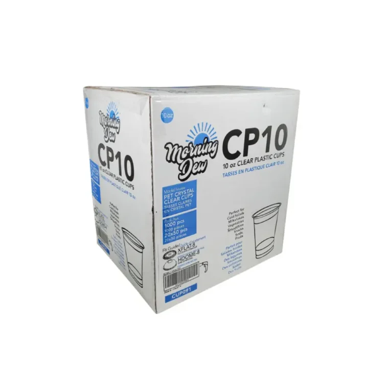 10oz Clear PET Cups – Case 1