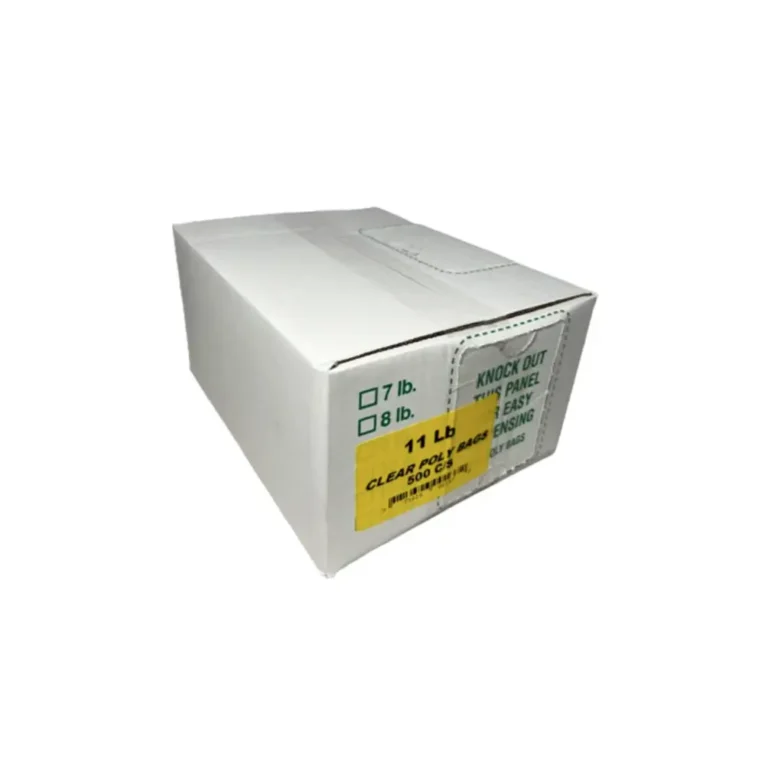 11LB CLEAR POLY BAGS 1