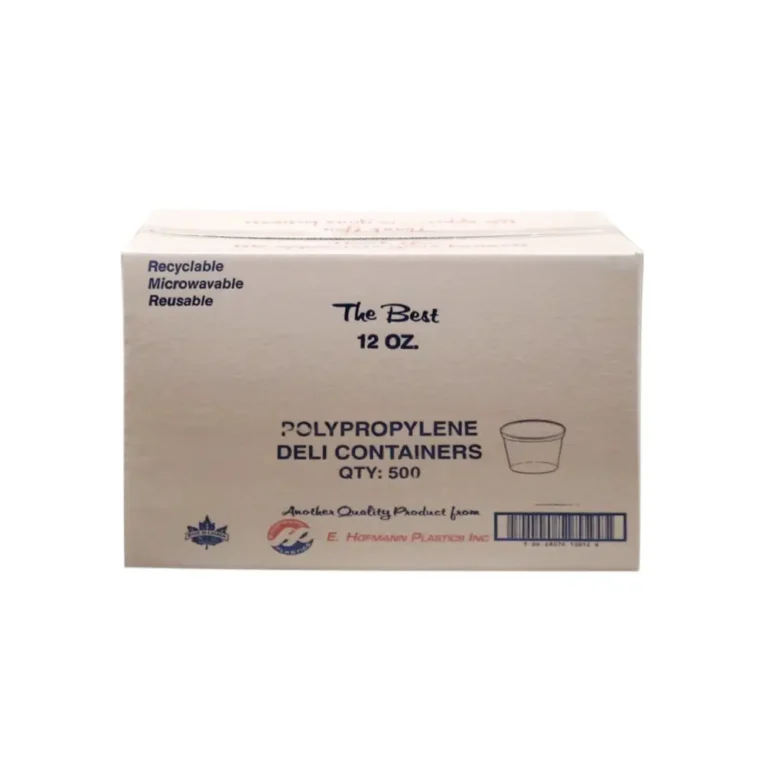 12oz Cyclindrical PET Deli Clear Containers 2