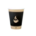 12oz Printed Ebony Hot Paper Cups – 2