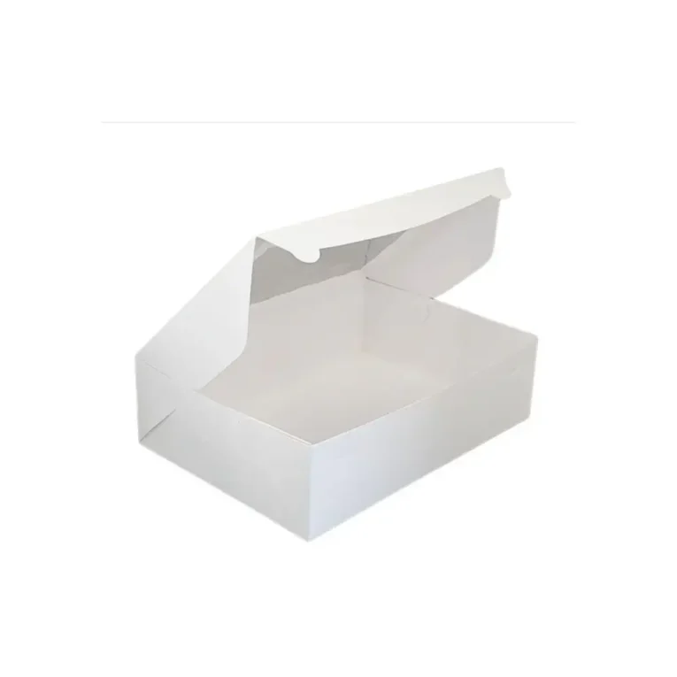 14 x 10 x 4 White Cupcake Boxes With Window 1