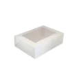 14 x 10 x 4 White Cupcake Boxes With Window 2