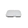 White Cake Boxes Quarter Slab - 14" x 10" x 5", EB, Case