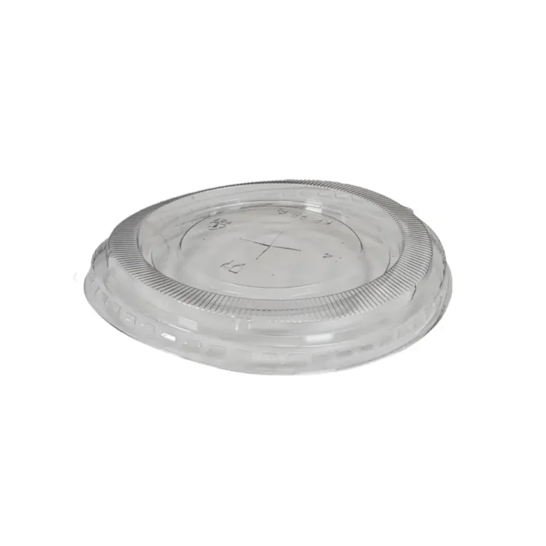 16-24oz X-Slot Flat Clear PET Lids for 16-24oz Clear PET Cups – 1