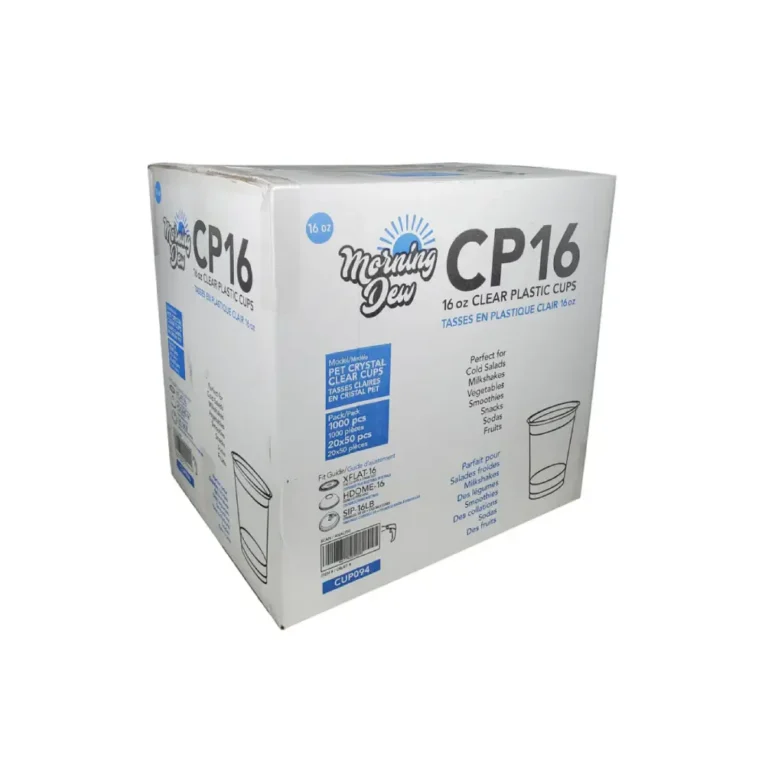 16oz Clear PET Cups – 2