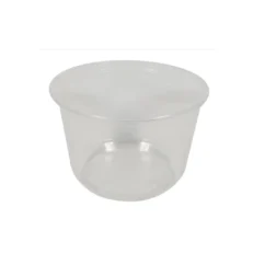 PET Deli Clear Containers – 16oz, Cylindrical, Hoffmann, 50 Pack