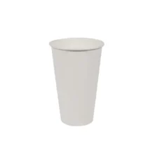 16oz White Hot Paper Cups – Morning Dew, Case - Case [1000]