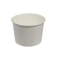 16oz Paper Soup Cups – Morning Dew, White, Case