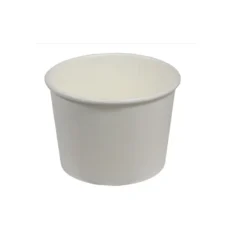 16oz Paper Soup Cups – Morning Dew, White, Case