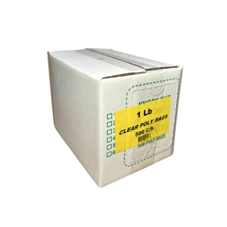 Clear Poly Bags - 1lb, Case