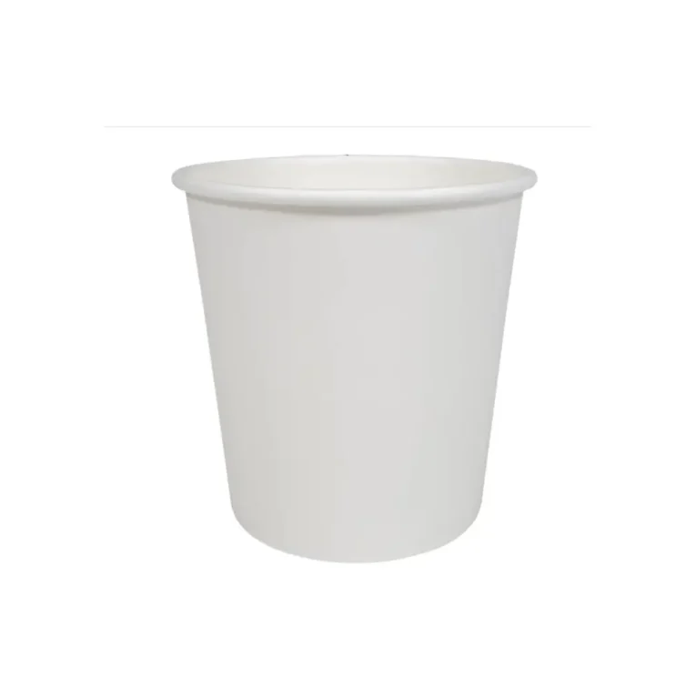 24oz White Paper Soup Cups – Case 1