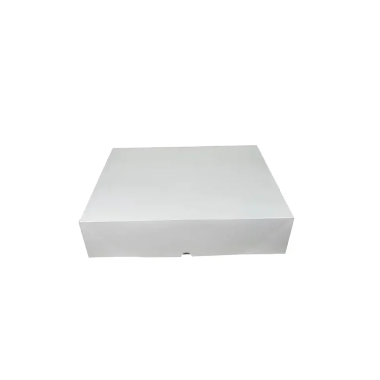 25 x 17 x 5 White Cake Boxes Full Slab 2pc 1