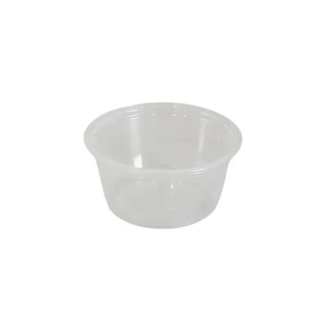Clear PET Plastic Portion Cups - 2oz, Case