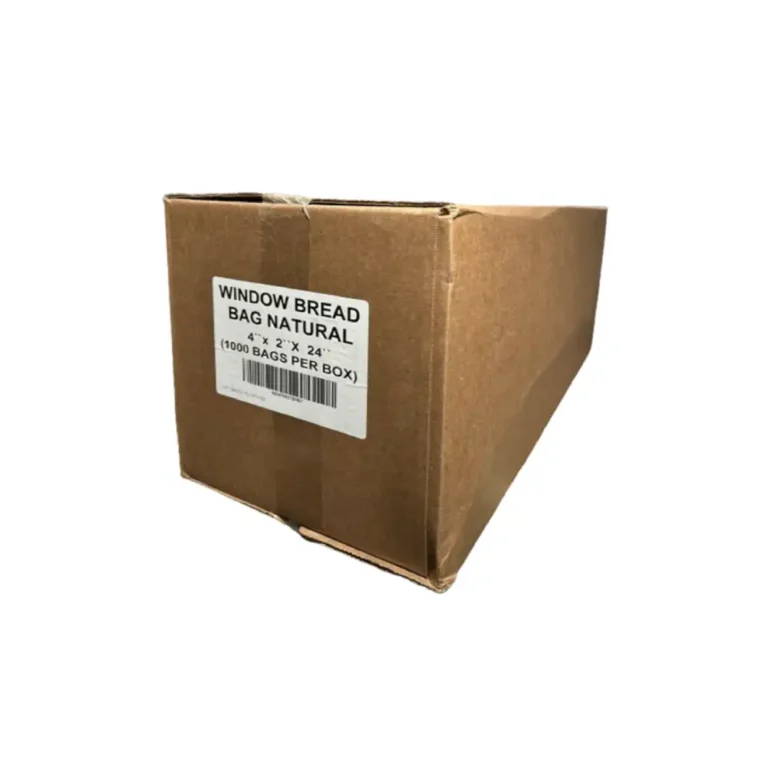 4 x 2 x 24 Natural Window View Bread Bags 2