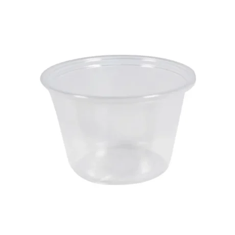 Clear PET Plastic Portion Cups - 4oz, Case