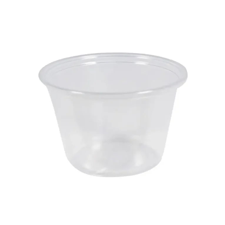 4oz Clear PET Plastic Portion Cups 1