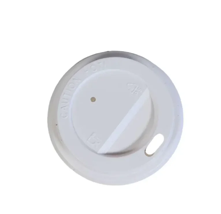 4oz Dome Sip Lids for 4oz Hot Paper Cups – White – 50 Pack 2