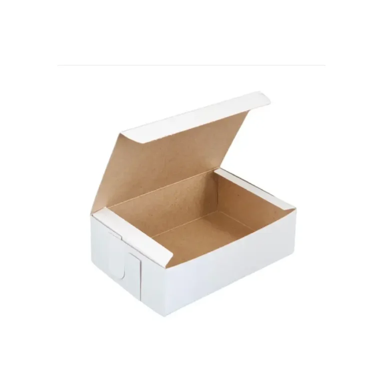 5 3-4 x 3 3-4 x 1 3-4 White Cake Boxes 1lb Special