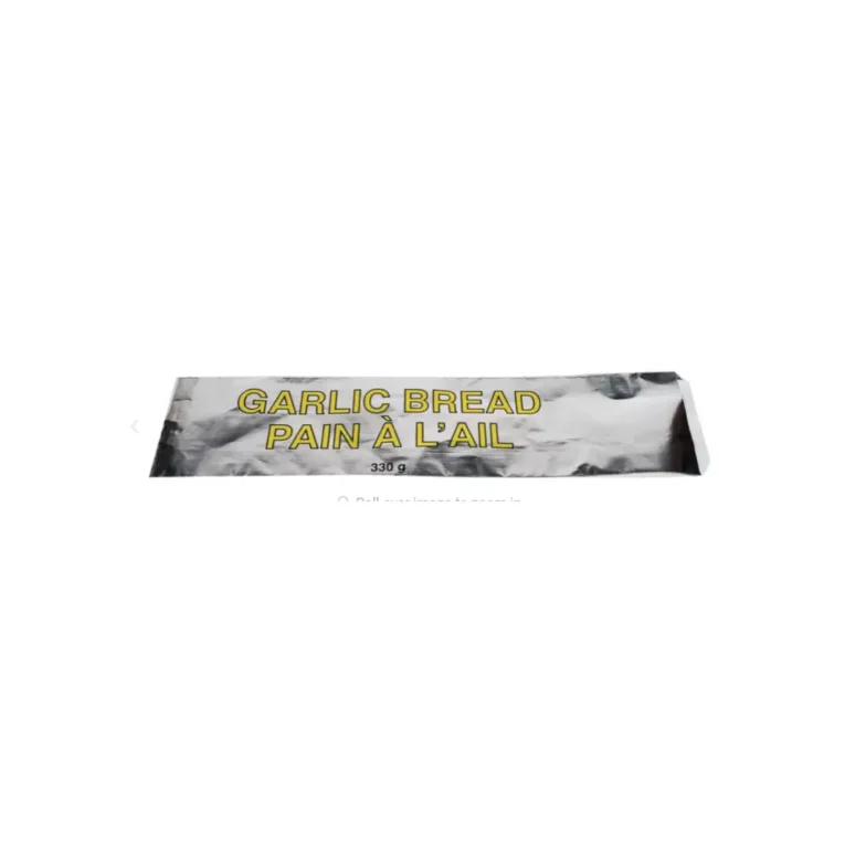 5.25 x 2.25 x 21 Stock Print Foil Garlic Bread Bags 1