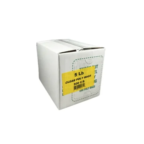 Clear Poly Bags - 5lb, Case