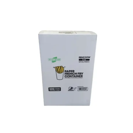 French Fry Container – White, 5oz, Case