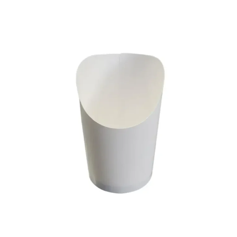 5oz White French Fry Container 3