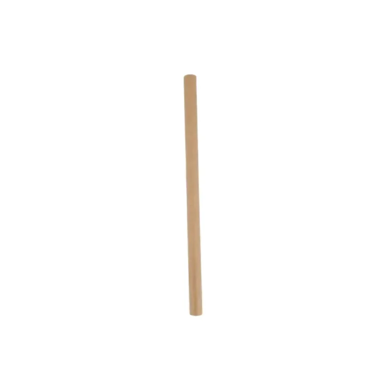 6″ Brown Paper Cocktail Straw Bulk – 8mm – 200 Pack 2