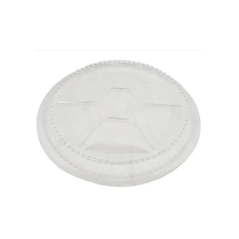 7″ Round Clear Plastic Dome Lid – Case 1