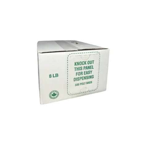 Clear Poly Bags - 8lb, Case