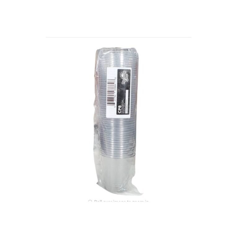 8oz Clear PET Cups – 1