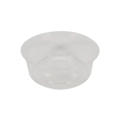 PET Deli Clear Containers – 8oz, Cylindrical, Hoffmann, 50 Pack