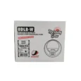 8oz Dome Lock Back Lids for 8oz Hot Paper Cups – White – case 1