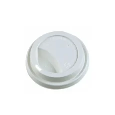 White Dome Sip Lids - For 8oz Hot Paper Cups - Morning Dew, 50 Pack - Each [50]