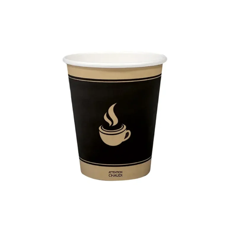 8oz Printed Ebony Hot Paper Cups1