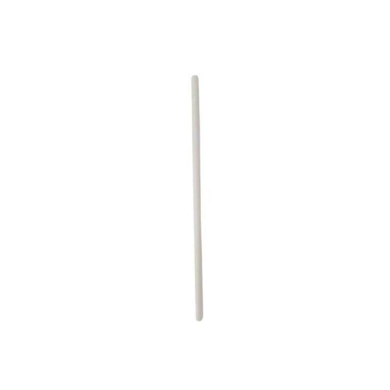 8″ White Paper Milkshake Straw Indiviudally Wrapped – 6mm – 1