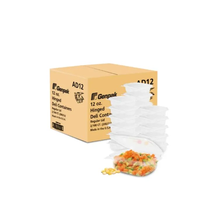 AD12 Hinged Clear Deli Containers – 12oz 1