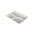Bagasse 5-Compartment Rectangle Plates – 1