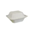 Bagasse 660 – 6 x 6 x 2.6 Clamshell Food Container – Single Comp – Case 2