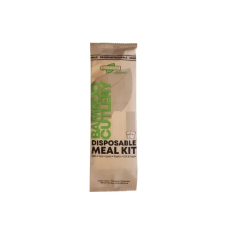 Bamboo Individually Wrapped 6-Piece Cutlery Kits - TS/K/F/N/S&P