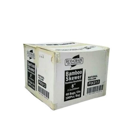 Bamboo Skewers 2.5mm x 8" - Case