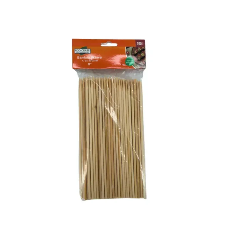 Bamboo Skewers 4mm x 8″ – 1