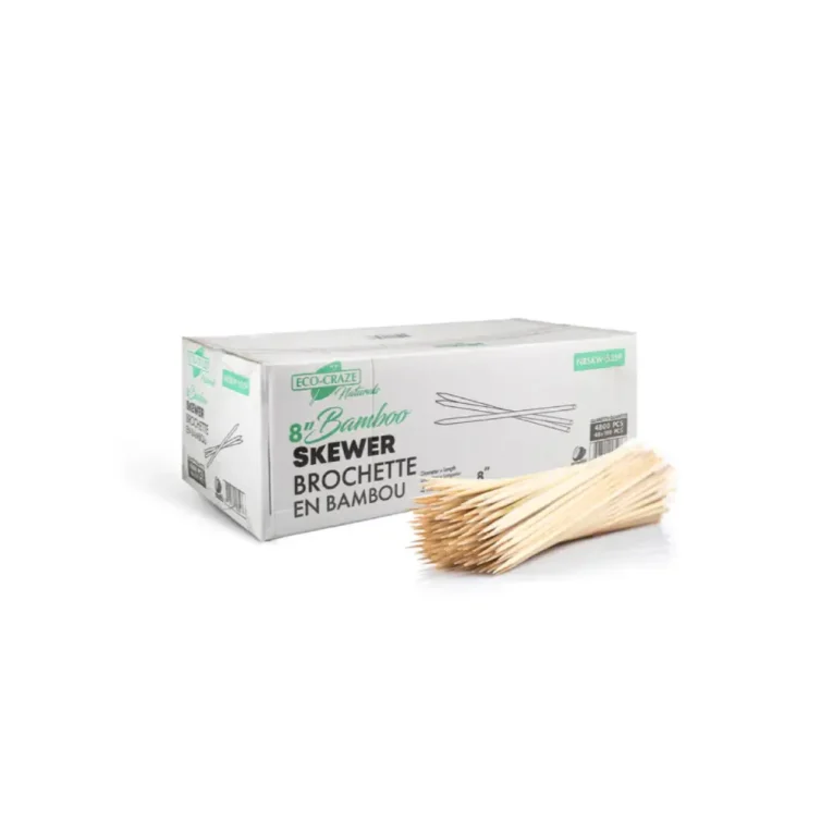 Bamboo Skewers 4mm x 8″ – Case 1