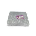 Decora 14″ x 14″ x 0.25″ Cake Board Square Silver 2