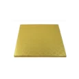 Decora 16″ x 16′ x 0.50″ Cake Board Square Gold (Thick)