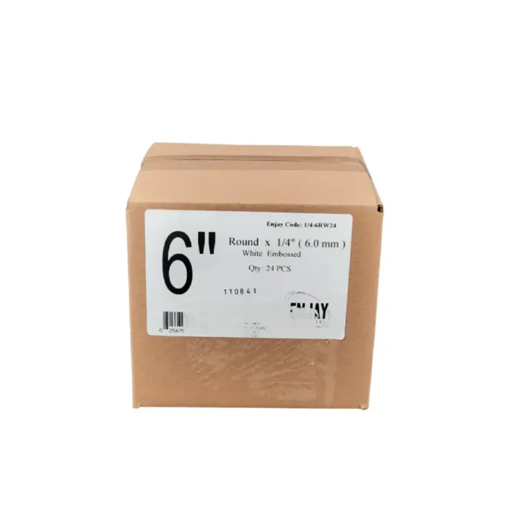 Decora 6″ x 0.25″ Cake Board Round Silver - 2