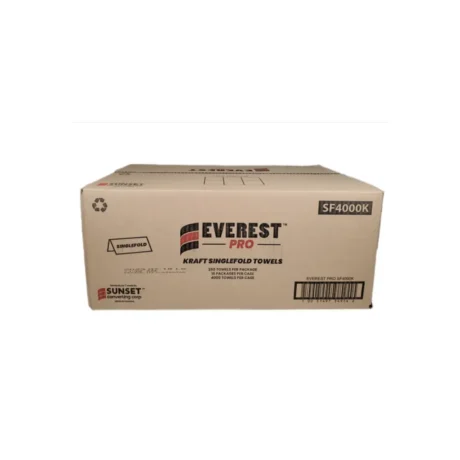 Everest Pro SF4000K Singlefold Towels - Kraft - Case