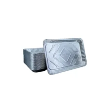 Full Size Heavy Duty Aluminum Foil Trays – Shallow Depth, Case