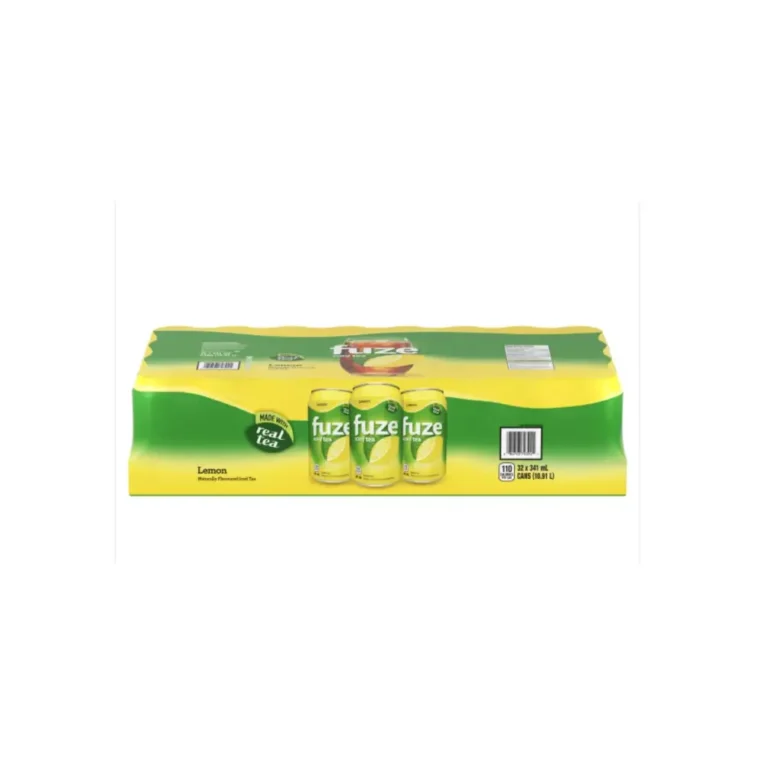 Fuze Lemon Iced Tea Cans - 32 x 341ML Case 1